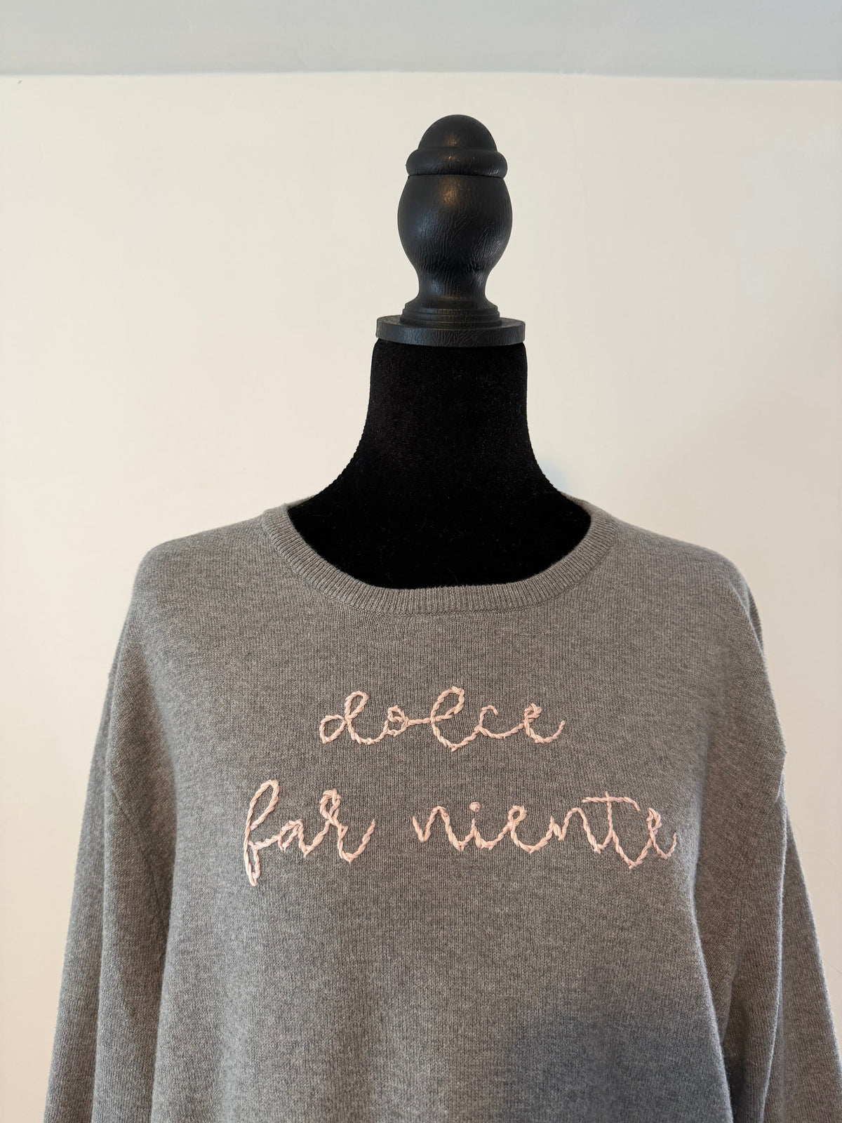Embroidered Statement Sweater
