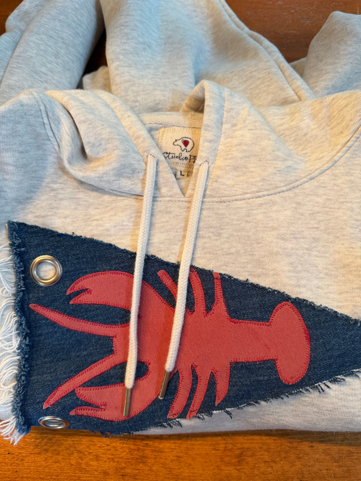 Bubble Hoodie with Lobster Pennant