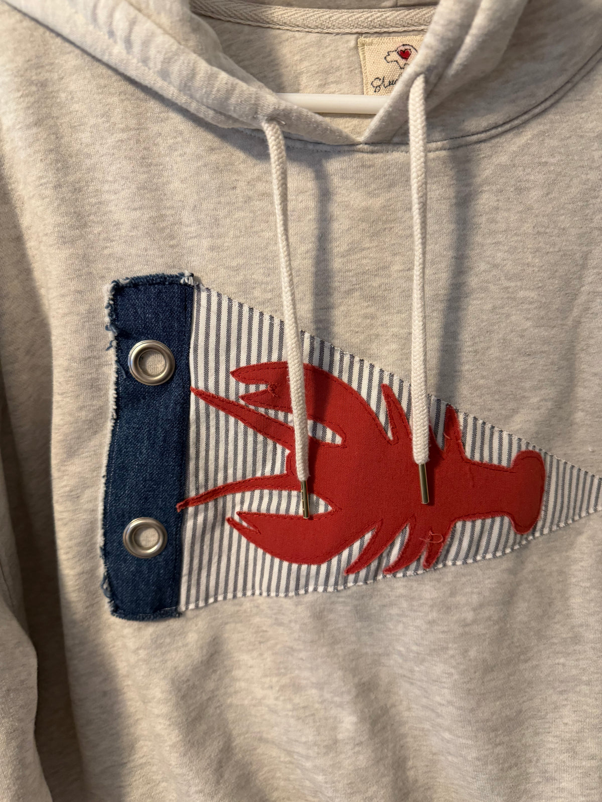 Bubble Hoodie with Lobster Pennant
