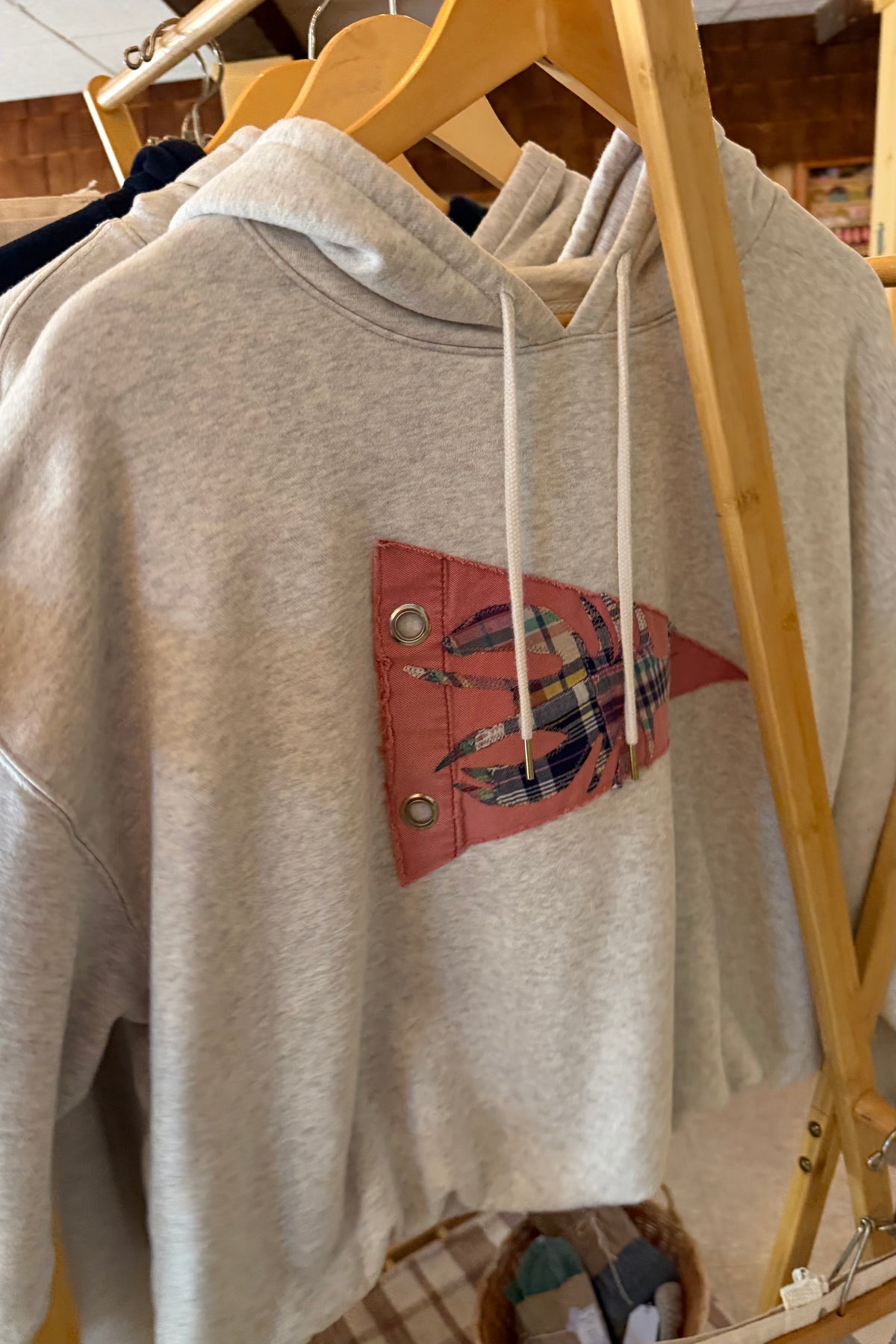 Bubble Hoodie with Lobster Pennant