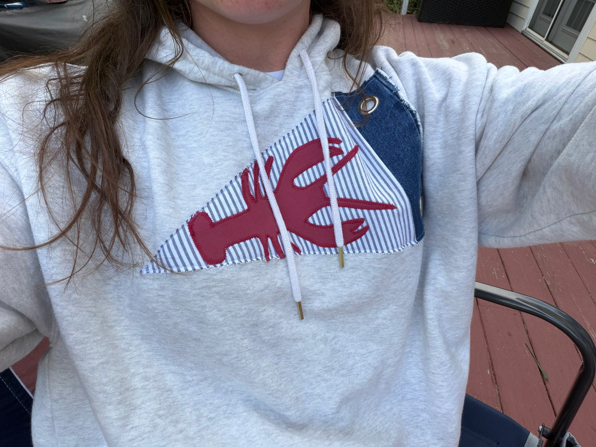 Bubble Hoodie with Lobster Pennant