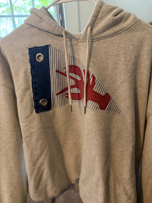 Bubble Hoodie with Lobster Pennant