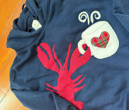Lobster Cafe Latte Hoodie